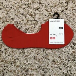 Uniqlo Red No-Show Socks